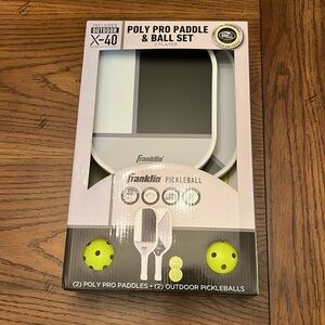 Franklin Pickleball Poly Pro Paddle & Ball Se, 2 player, NWOT